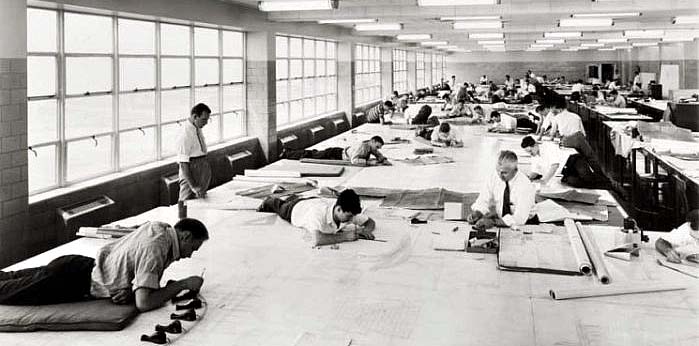 Ford Motors bomber factory by Albert Kahn Associates